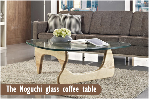 Noguchi Glass Coffee Table