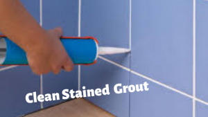 Clean Stained Grout
