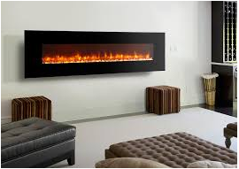 Landscape Wall Mount Electric Fireplace