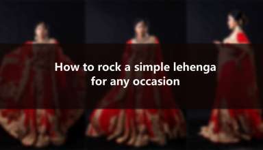 how-to-rock-a-simple-lehenga