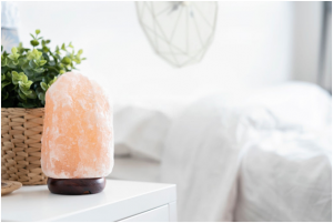 White Salt Lamps