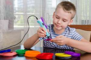 Child Interested in Art