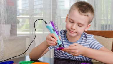 Child Interested in Art