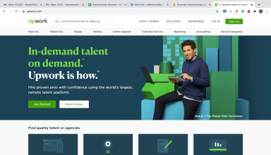 upwork account