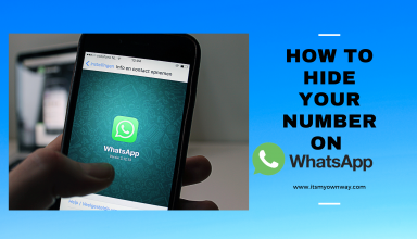 How to hide your number on whatsapp