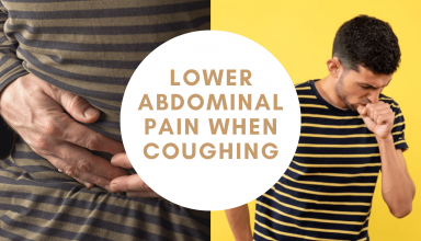 lower abdominal pain when coughing