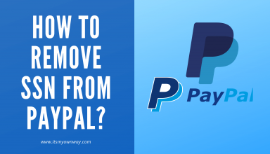 How to remove ssn from paypal account