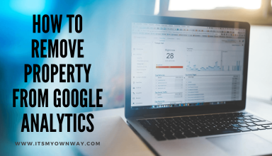 How to remove Property from Google Analytics