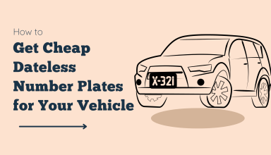 Dateless number plates for your vehicle