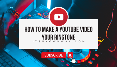 How to make a Youtube Video your Ringtone