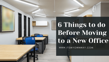 Before Moving to a new office