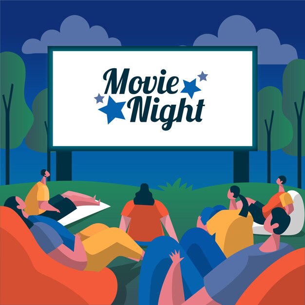 Outdoor Movie Rental Service