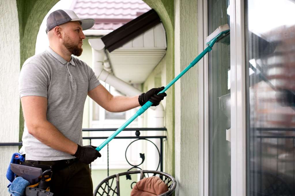 exterior window cleaning