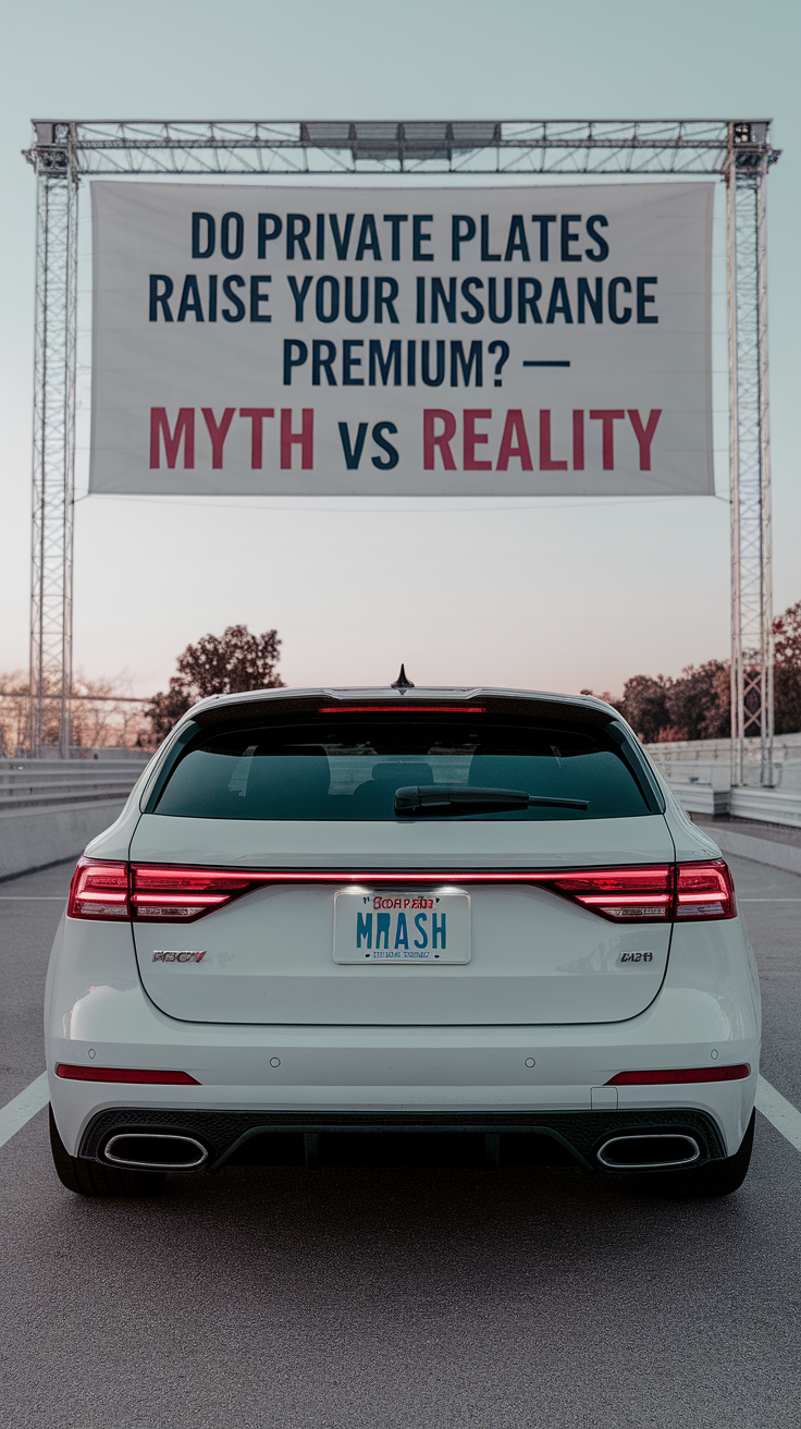 Do Private Plates Raise Your Insurance Premium